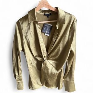 Pleione Sage Green Blouse